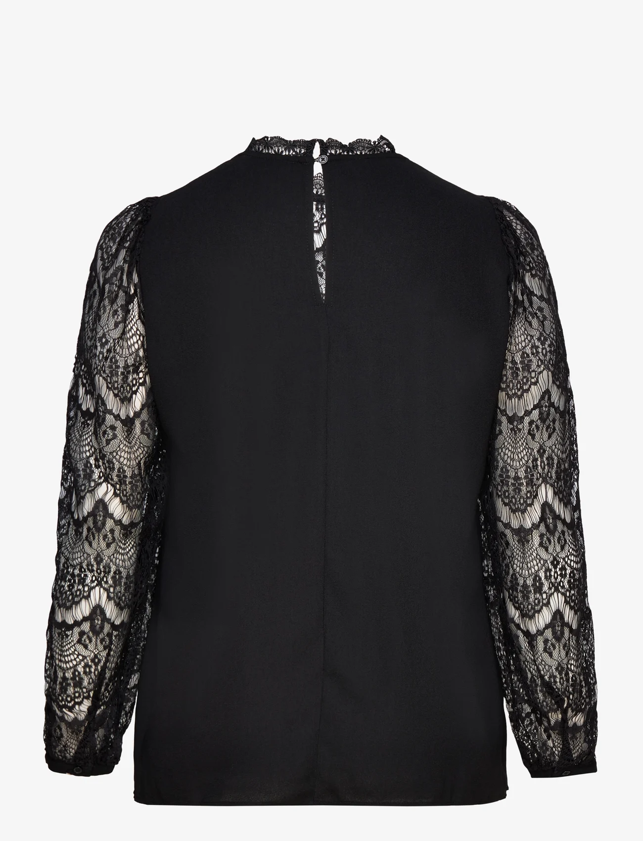 Zizzi - MLUA, L/S, BLOUSE - blouses met lange mouwen - black - 1