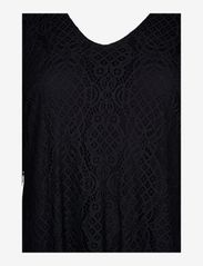 Zizzi - MDINDY, 3/4, KNEE DRESS - festkläder till outletpriser - black - 2