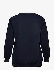 Zizzi - MCHRISTMAS, L/S, SWEAT - sweaters - dark blue - 1