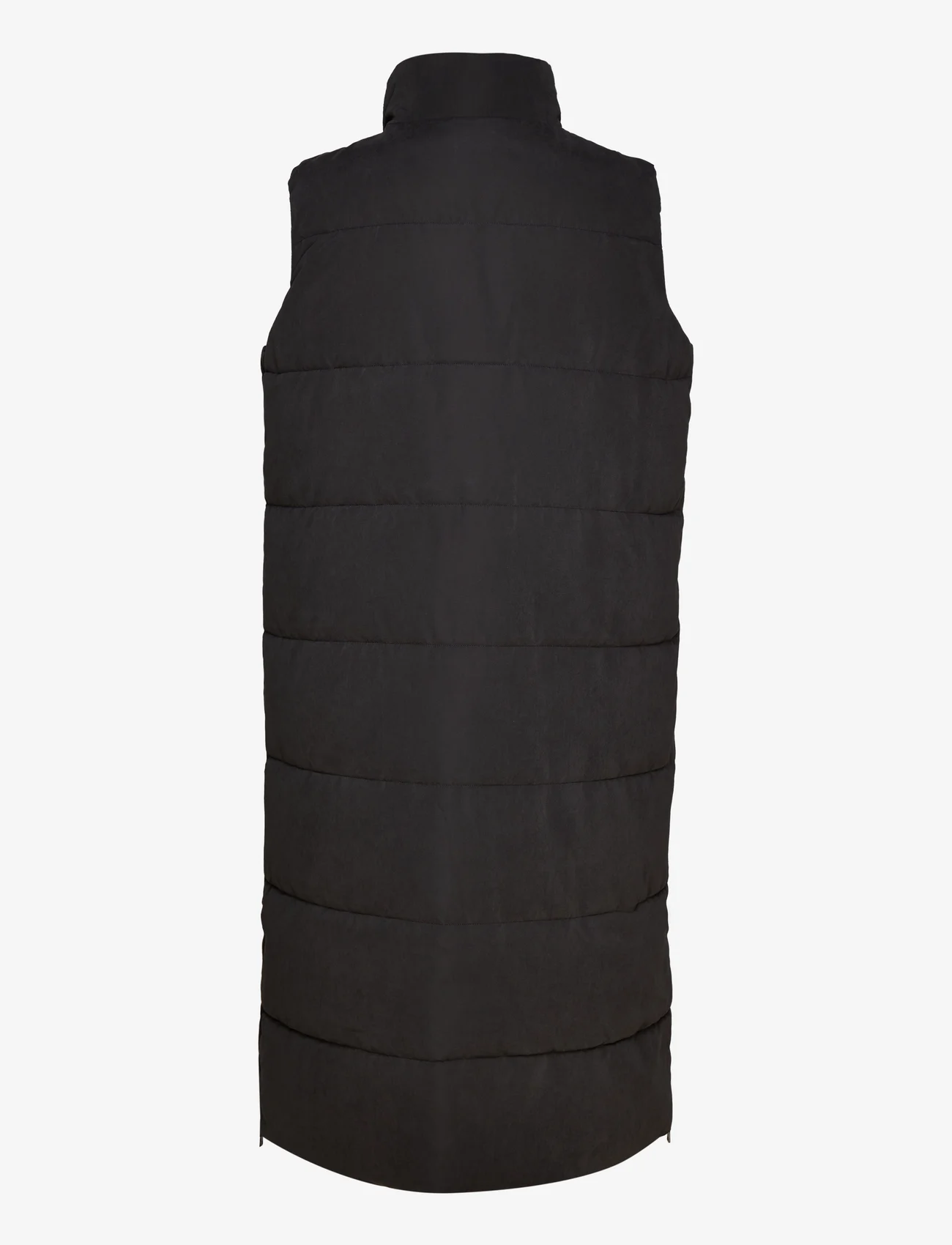 Zizzi - MPEACHY, LONG WAISTCOAT - puffer vests - black - 1