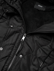 Zizzi - MCAMP FLEECE, L/S, COAT - spring jackets - black - 6