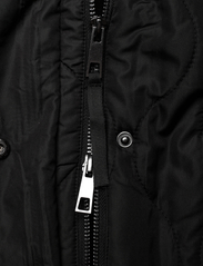 Zizzi - MCAMP FLEECE, L/S, COAT - spring jackets - black - 8