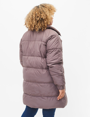 Zizzi - MSHANGHAI, L/S, COAT - winter jackets - brown - 5