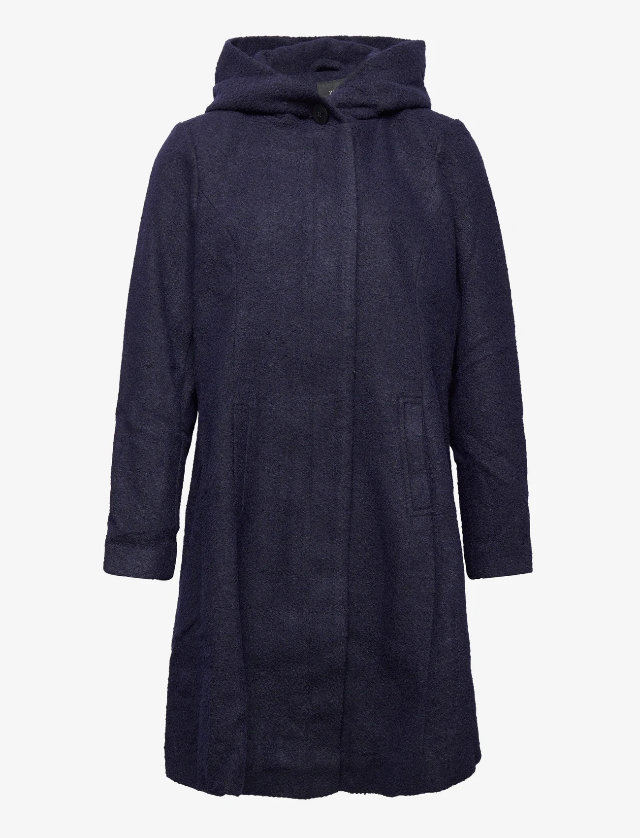 Zizzi - MCHARLENE, L/S, COAT - winter coats - dark blue - 0