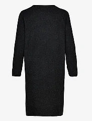 Zizzi - MSUNNY, L/S, ABK DRESS - strikkede kjoler - dark grey - 1