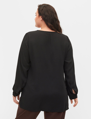 Zizzi - VSELI, L/S, SHIRT - long-sleeved shirts - black - 6