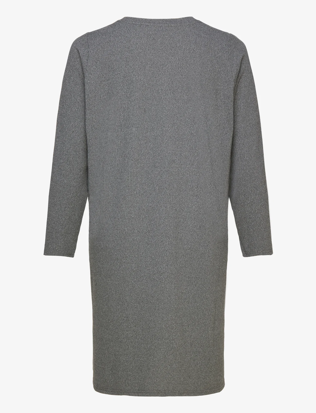 Zizzi - VLUCCA, L/S, ABK DRESS - sukienki koszulowe - dark grey - 1