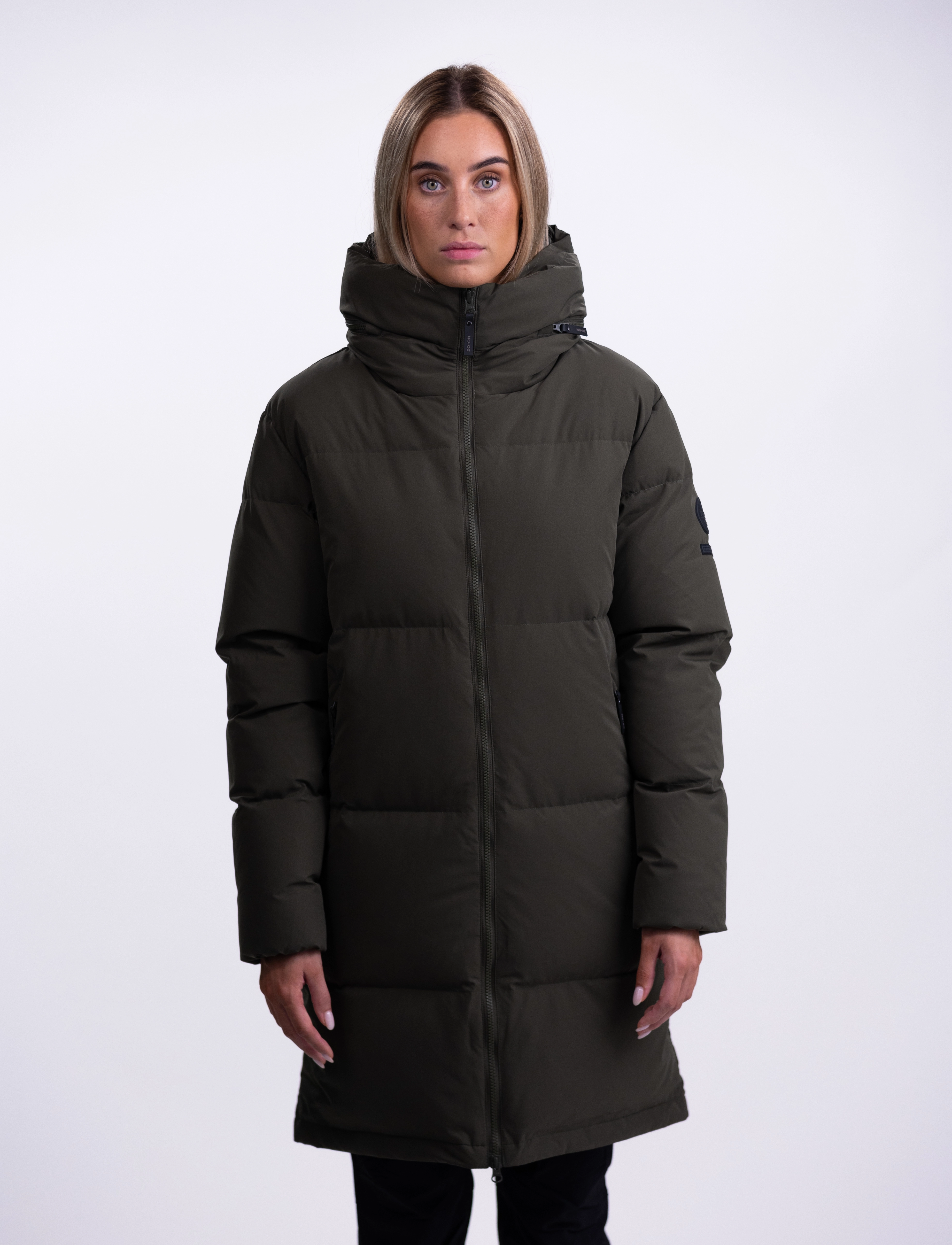 ZO-ON - Flatey down coat - dusky green - 2