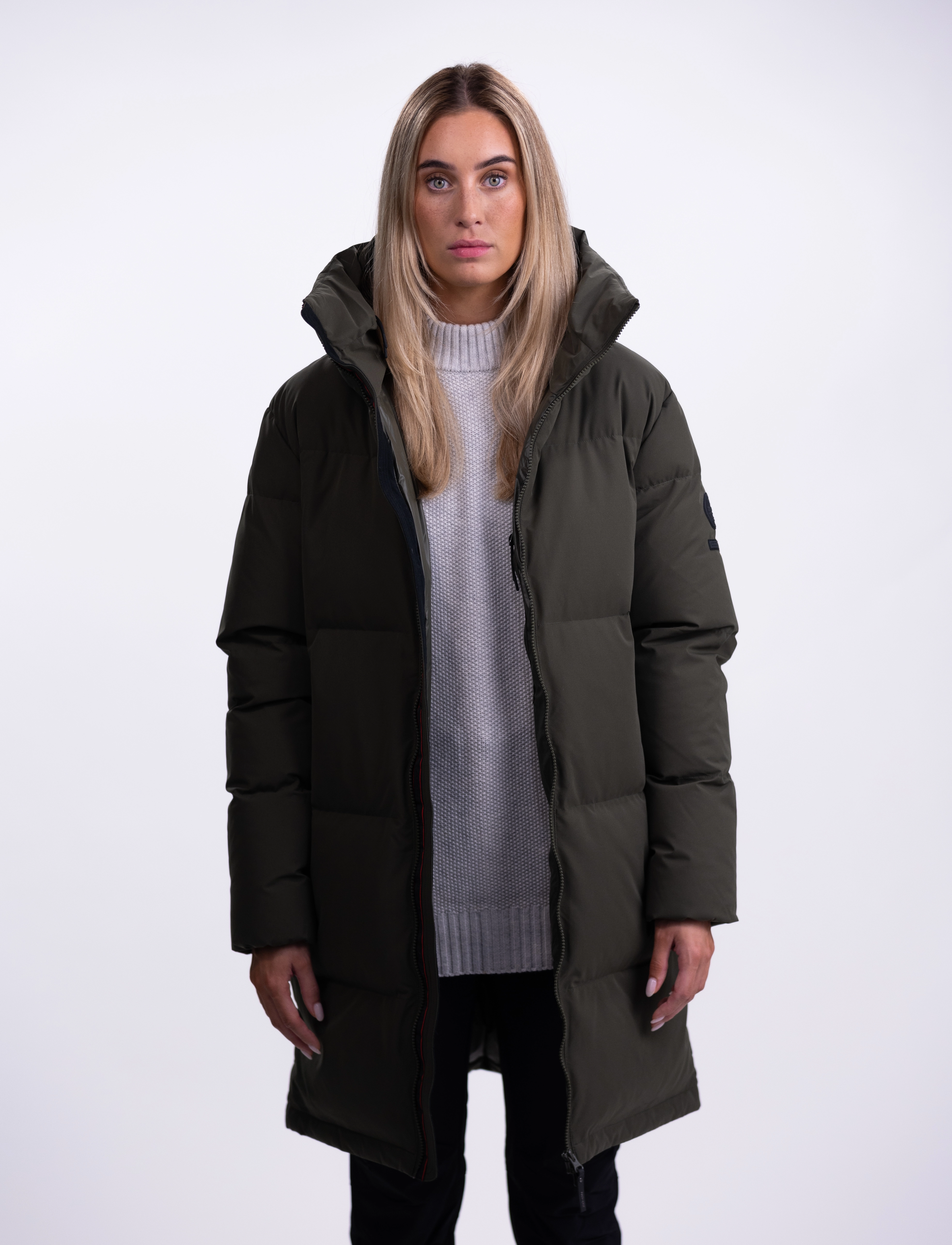 ZO-ON - Flatey down coat - dusky green - 5