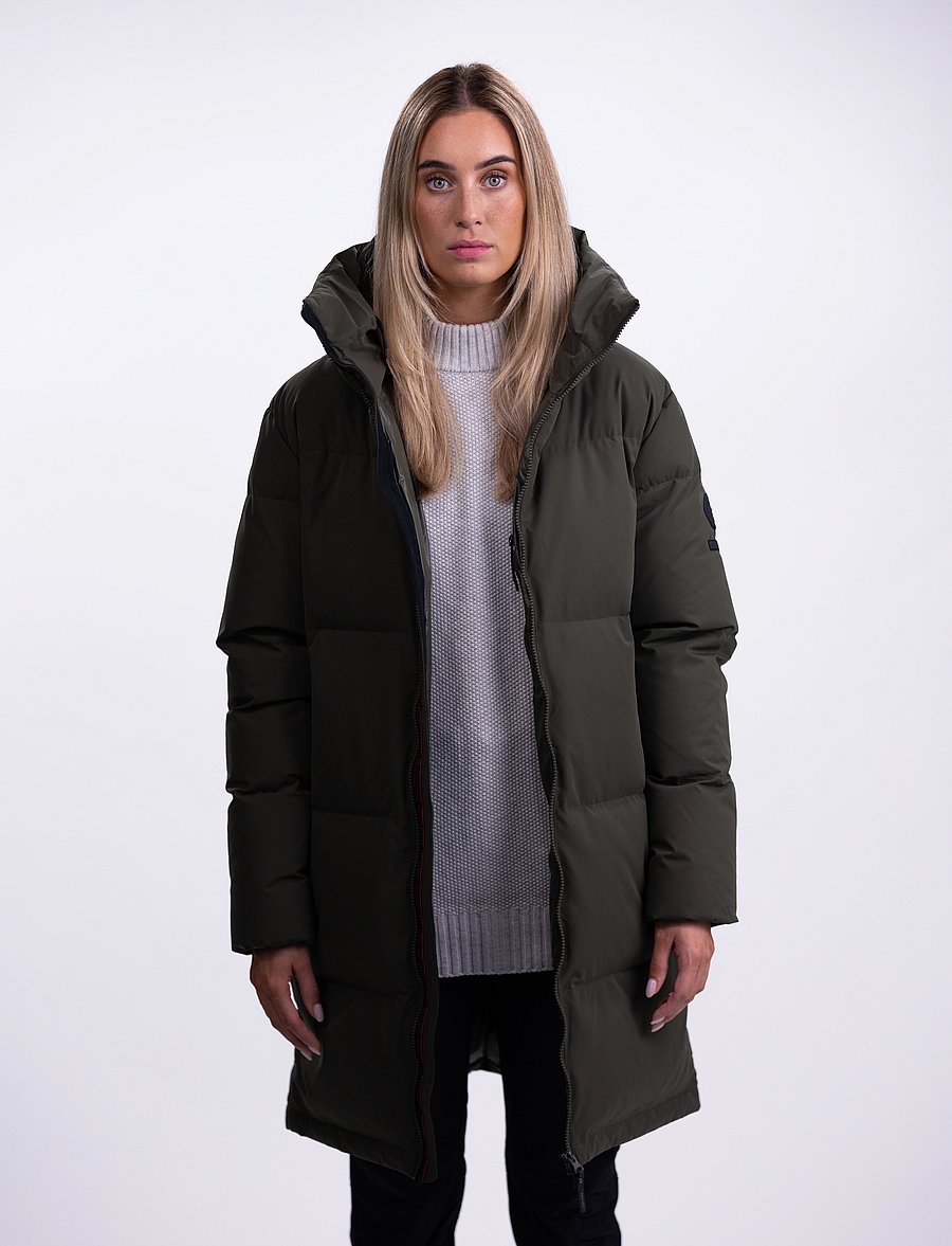 ZO-ON - Flatey down coat - dusky green - 5