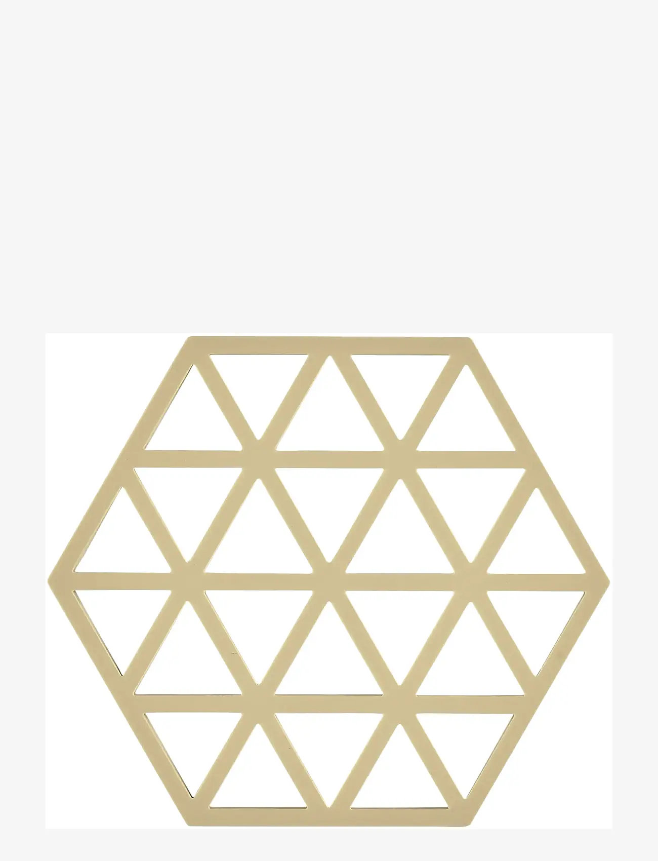 Zone Denmark - Trivet Triangles Warm Sand - coasters - natural - 1