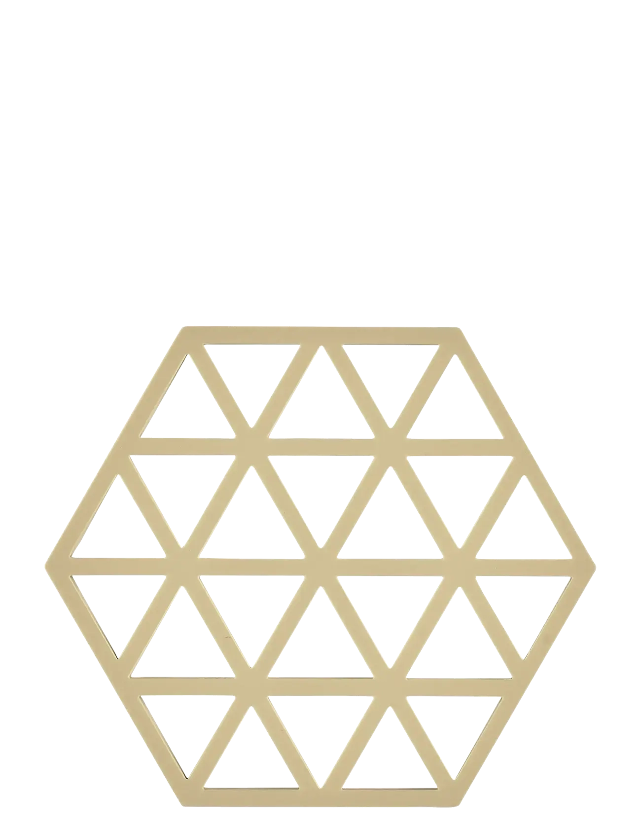 Zone Denmark Bordskåner Triangles Warm Sand - Glassunderlag - NATURAL / natural