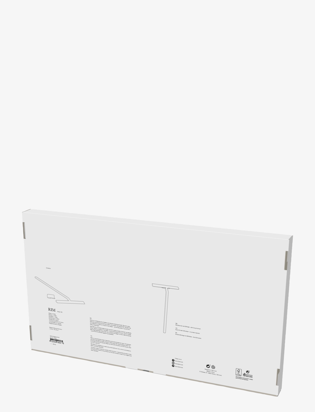 Zone Denmark - Skrapa m hållare - white - 3
