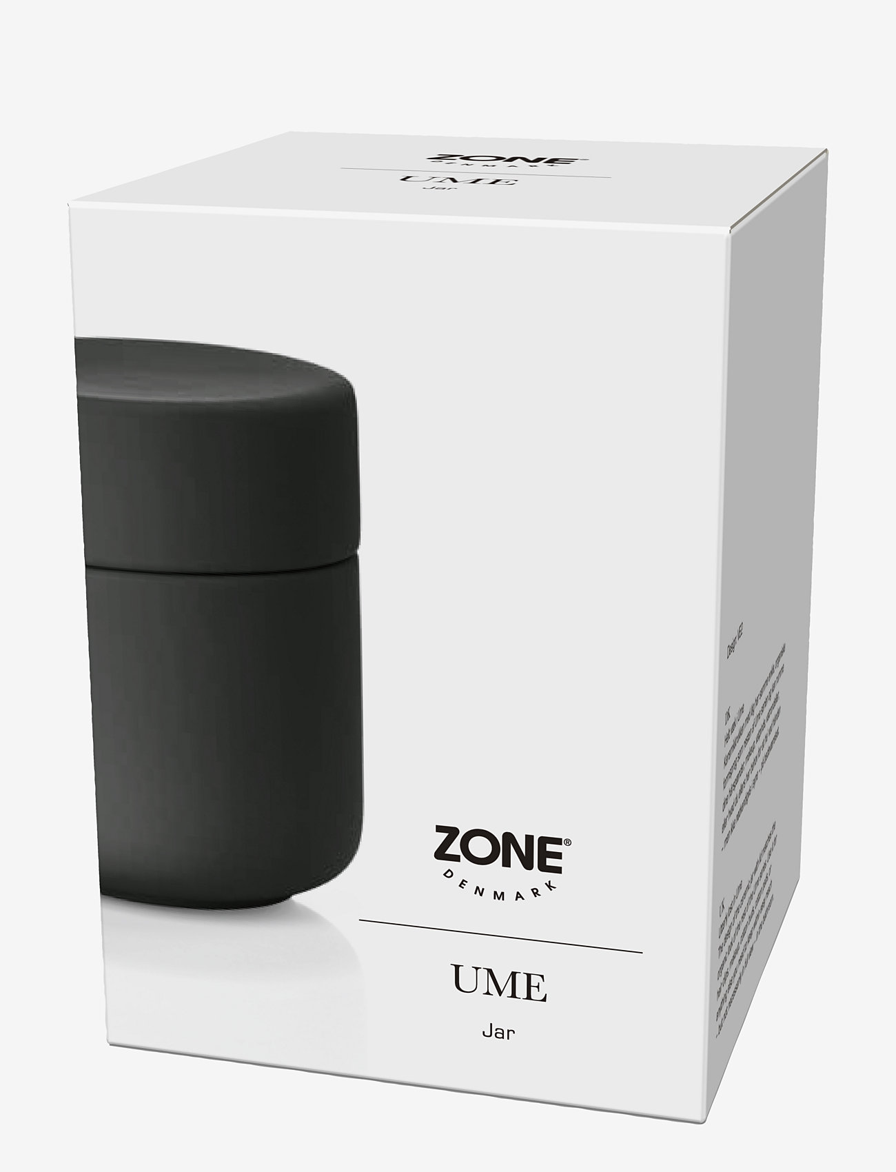 Zone Denmark - Jar with lid Ume - dantų šepetėlių laikikliai - black - 2