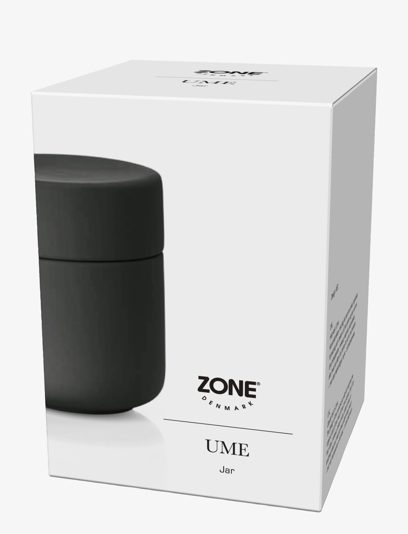 Zone Denmark - Krukke med låg Ume - laveste priser - black - 2
