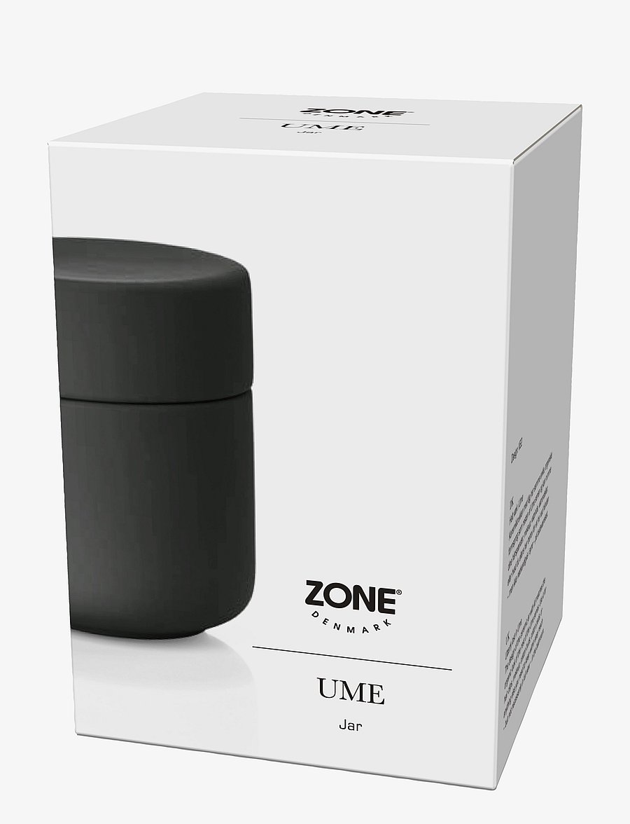 Zone Denmark - Jar with lid Ume - minikarbid - black - 2