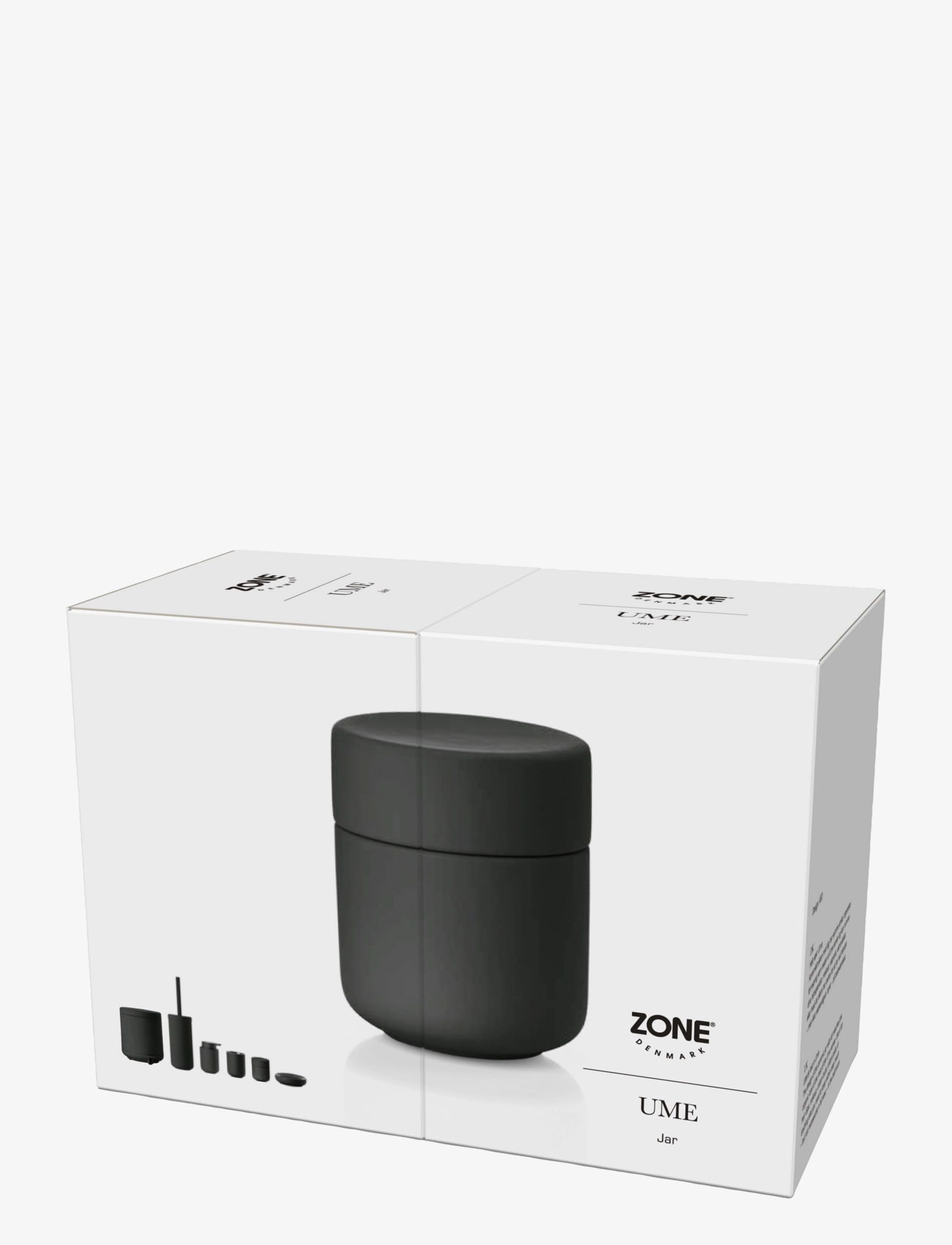 Zone Denmark - Krukke med låg Ume - laveste priser - black - 4