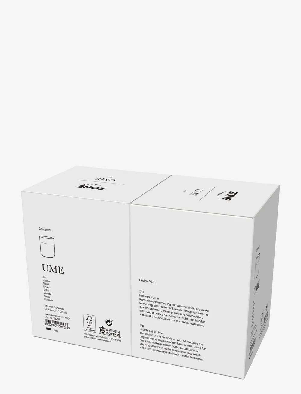 Zone Denmark - Jar with lid Ume - rasiat - black - 4