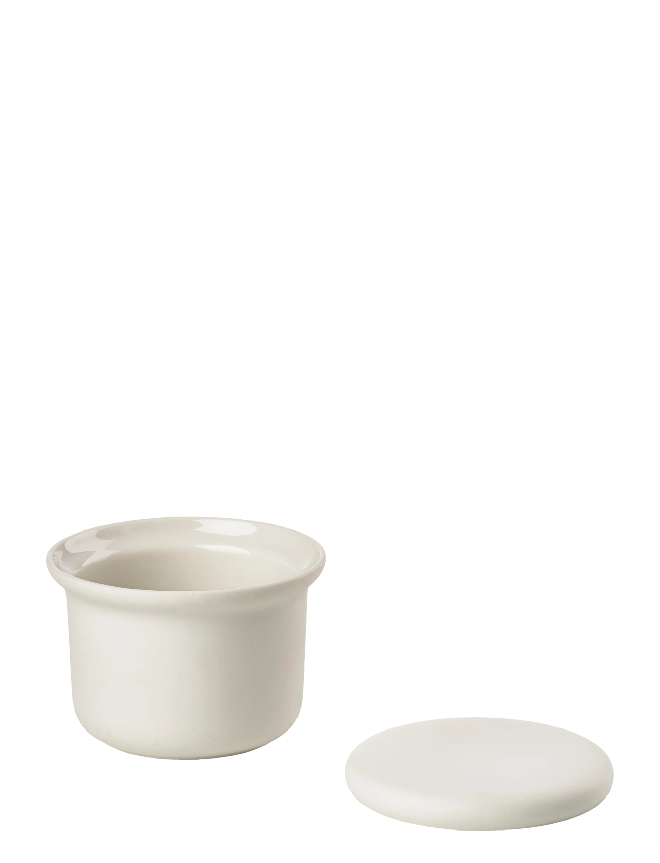 Zone Denmark Jar With Lid Inu - Cream - Ø 9 CM x 10.2
