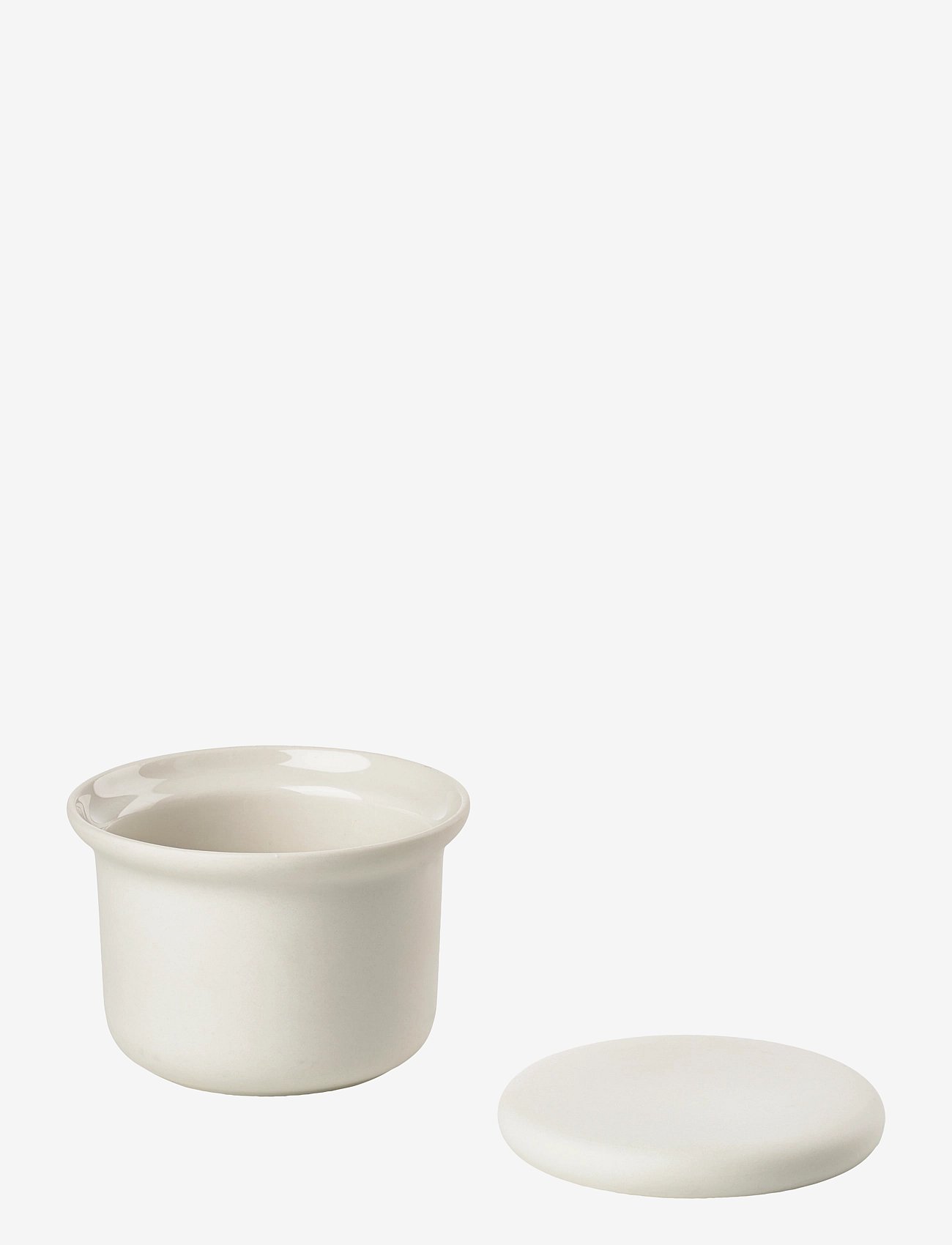 Zone Denmark Jar With Lid Inu - Cream - Ø 9 CM x 10.2