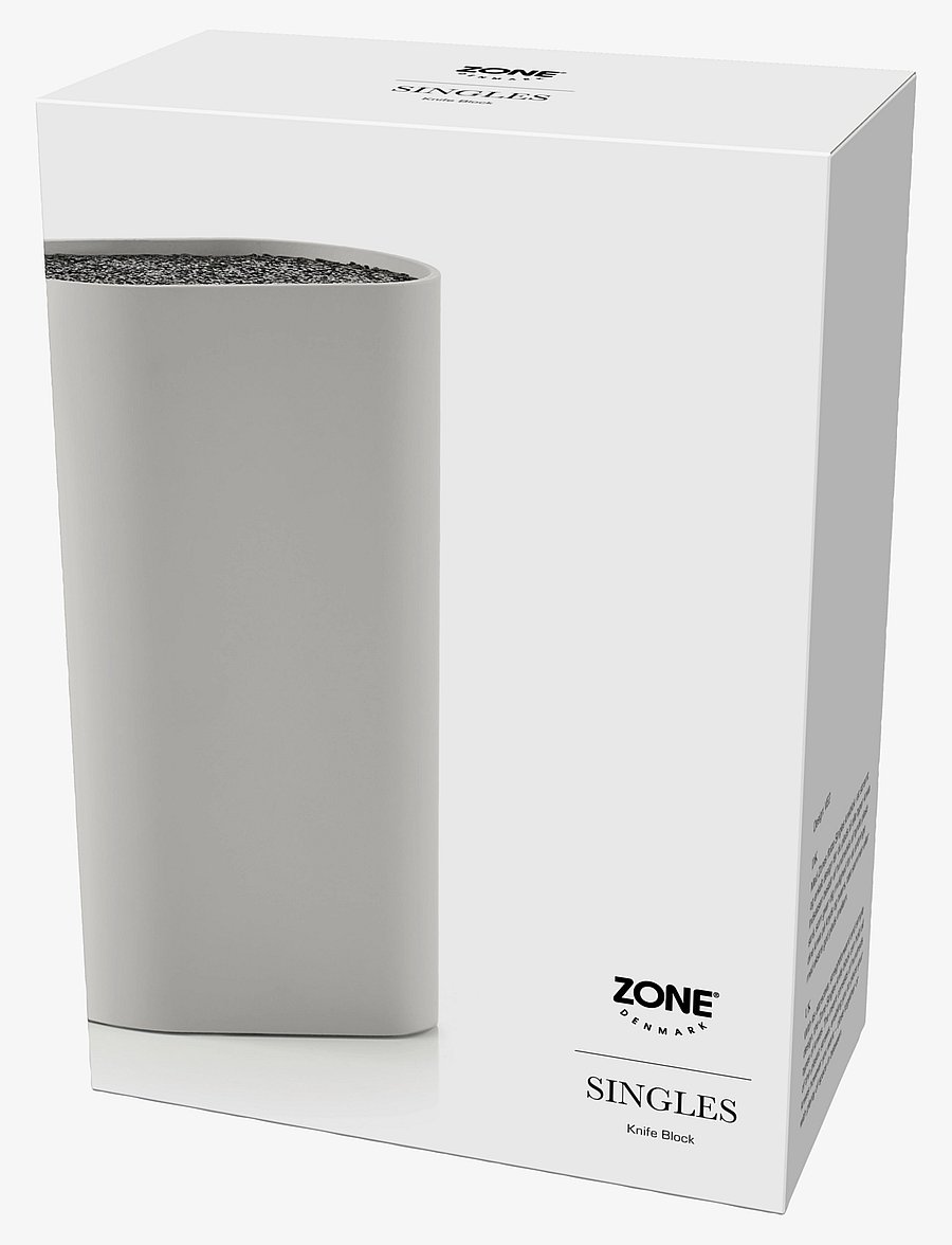 Zone Denmark - Knife block Singles - noaplokid - varm grey - 1