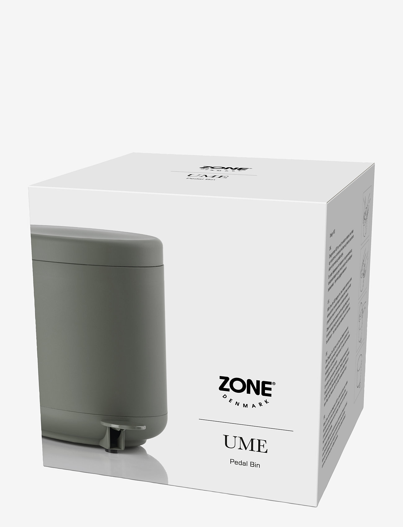 Zone Denmark - Pedal bin Ume - vannitoa sisustus - olive green - 1