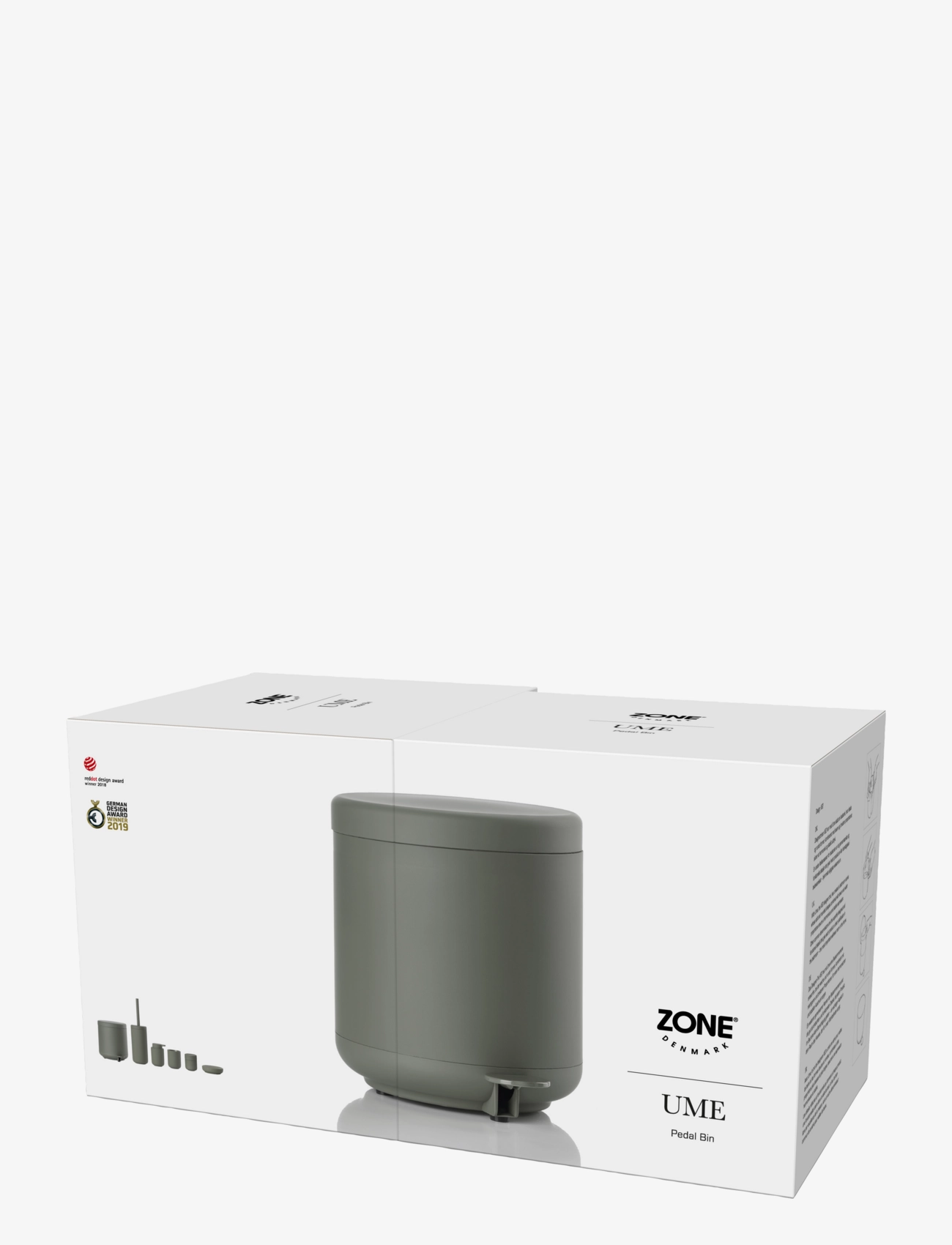 Zone Denmark - Pedalspand Ume - badeværelsestilbehør - olive green - 4