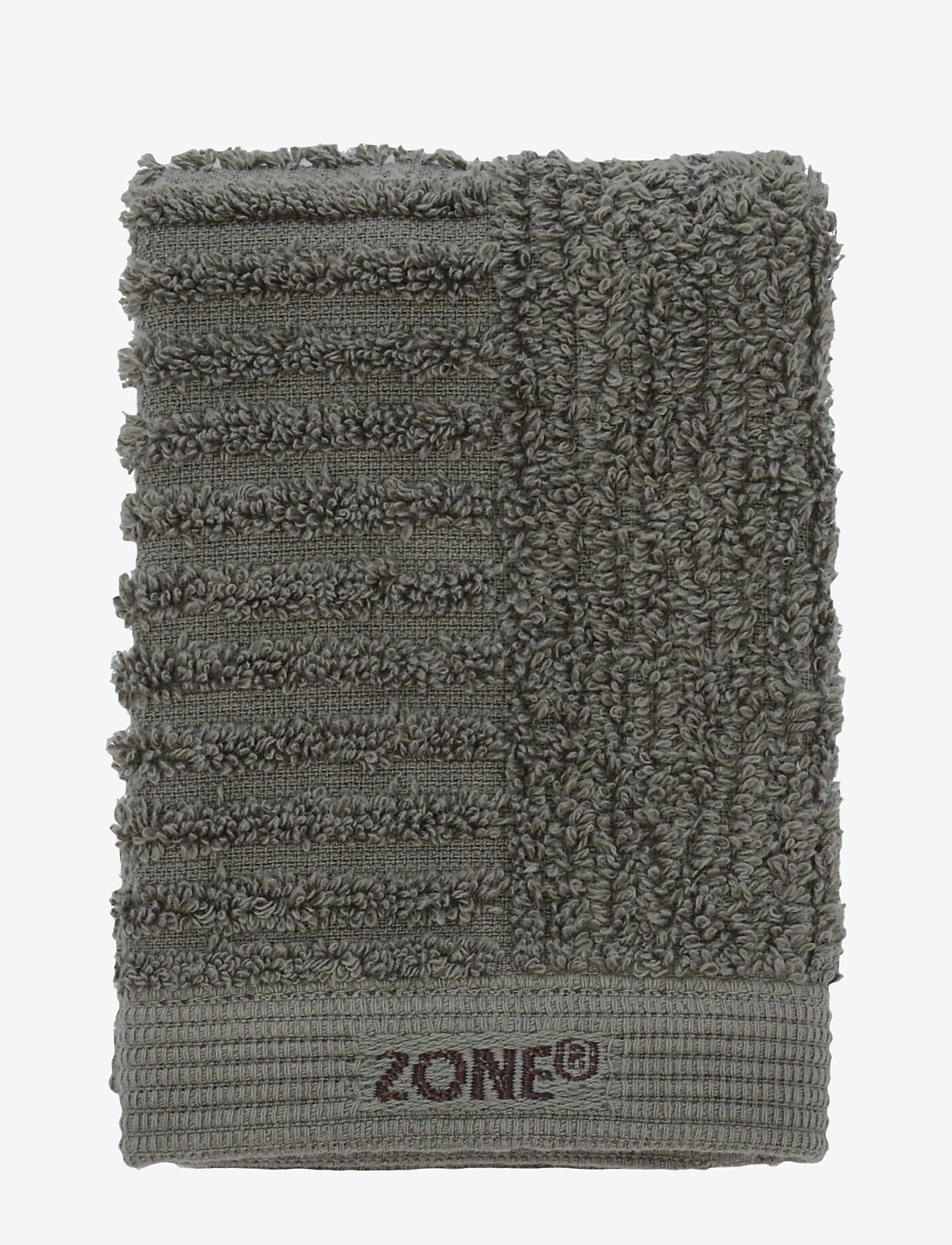 Zone Denmark - Wash cloth Classic - face towels - olive green - 0