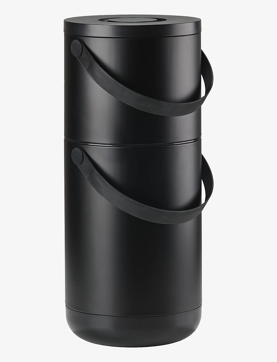 Zone Denmark - Waste bin Circular - papierkörbe - black - 2