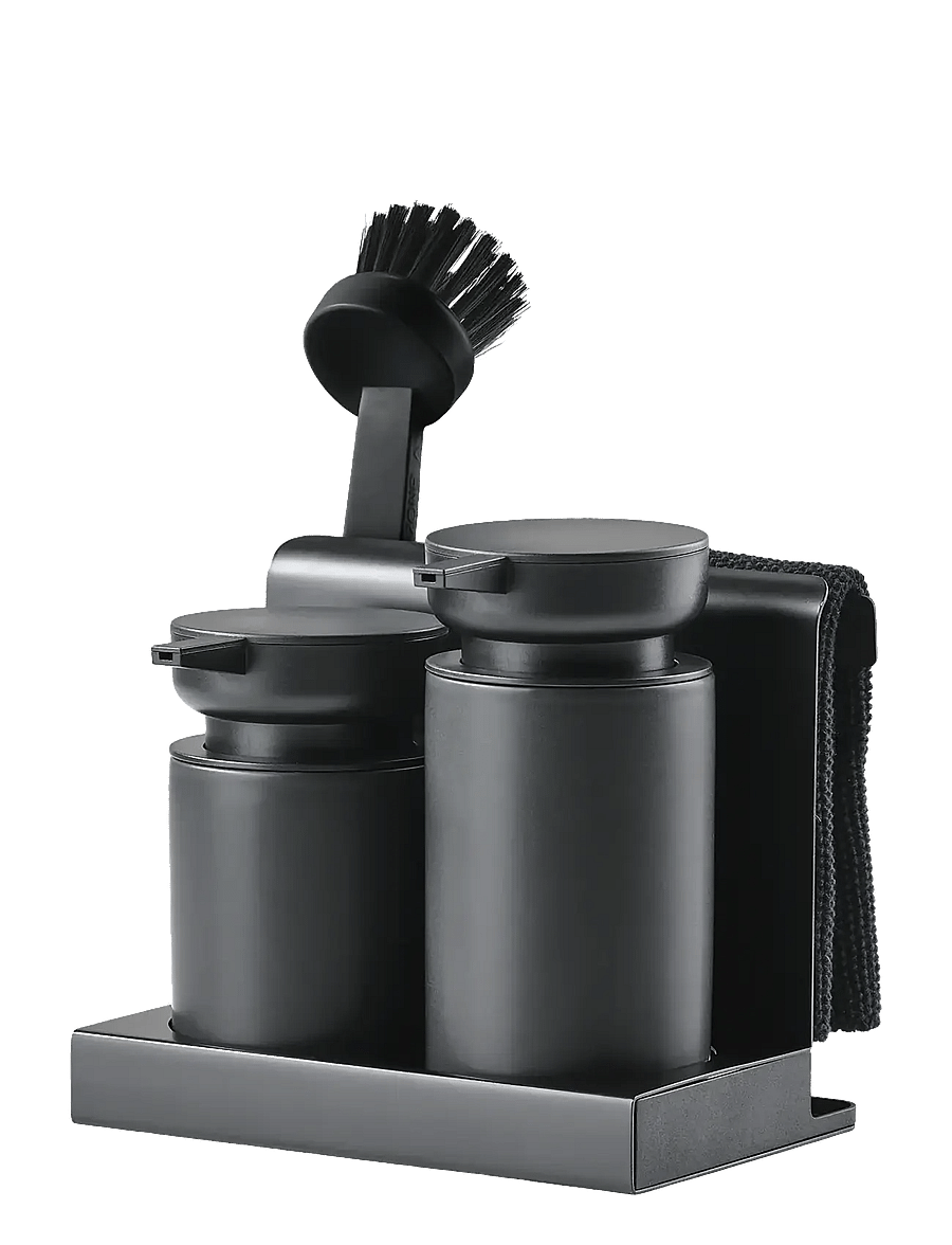 Zone Denmark - Dishwashing set DIISH - tücher & spülbürste - black - 1
