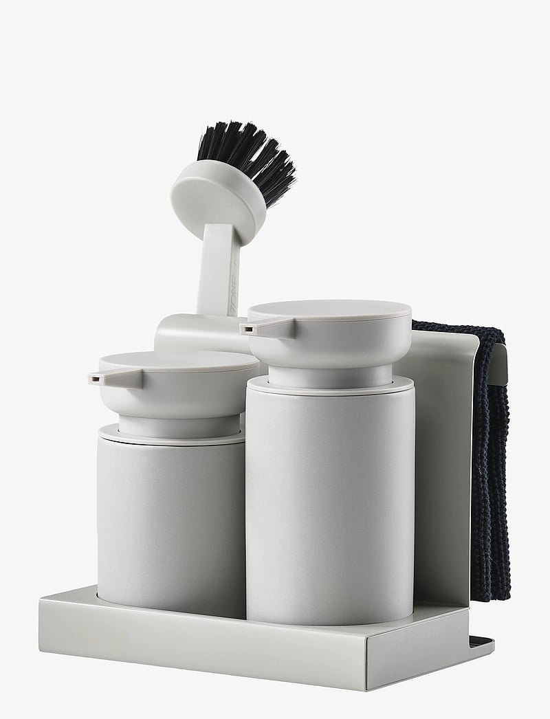 Zone Denmark - Dishwashing set DIISH - tücher & spülbürste - varm grey - 0