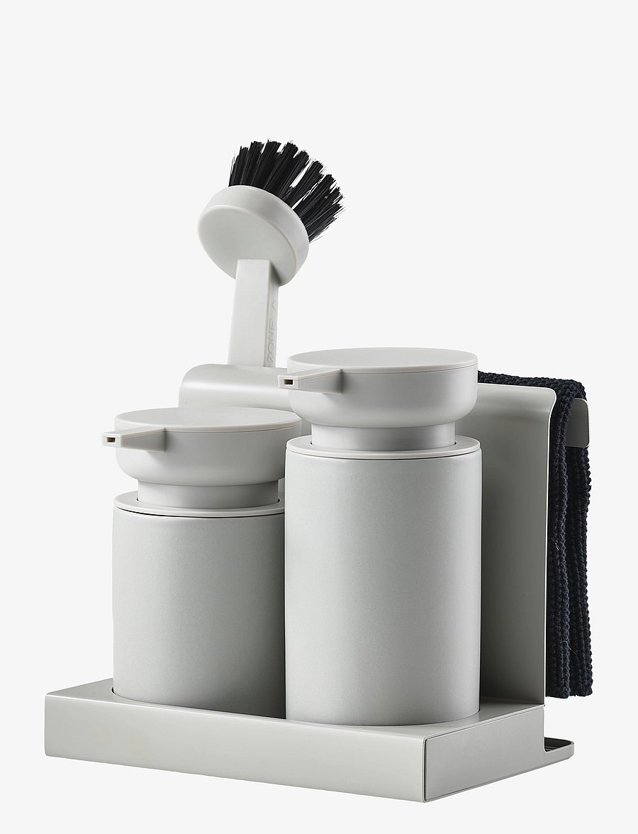 Zone Denmark - Dishwashing set DIISH - nõudepesulapid ja -harjad - varm grey - 0