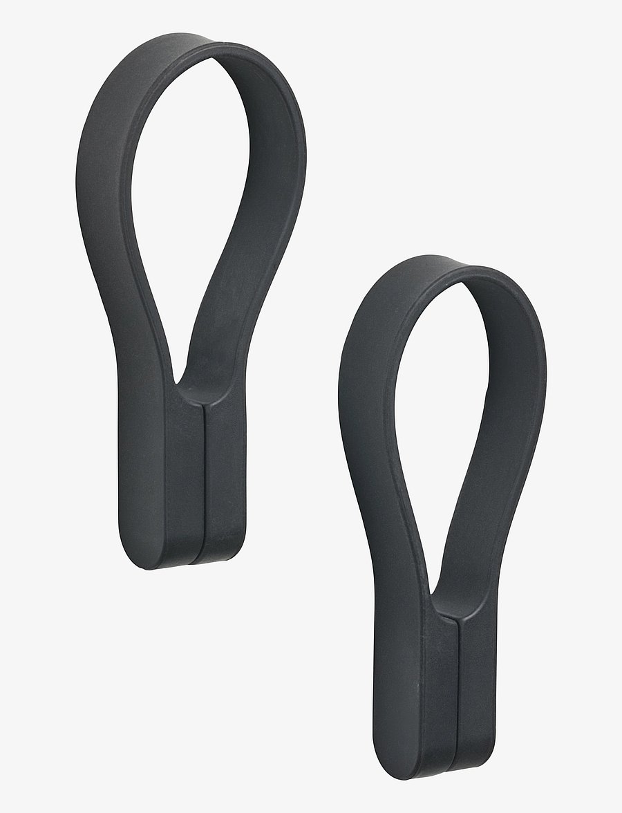 Zone Denmark - Towel strap Loop magnet 2 pcs - haken - black - 1