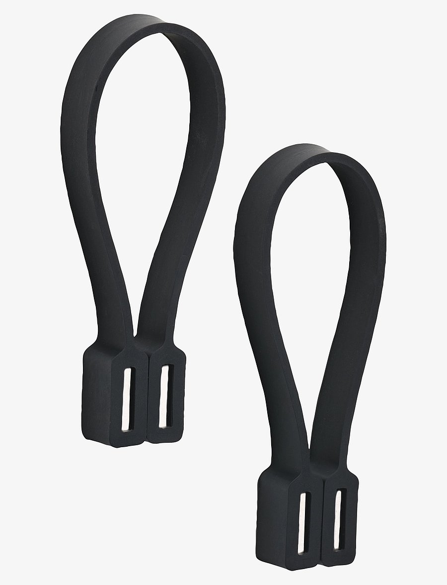Zone Denmark - Towel strap Loop magnet 2 pcs - haken - black - 4
