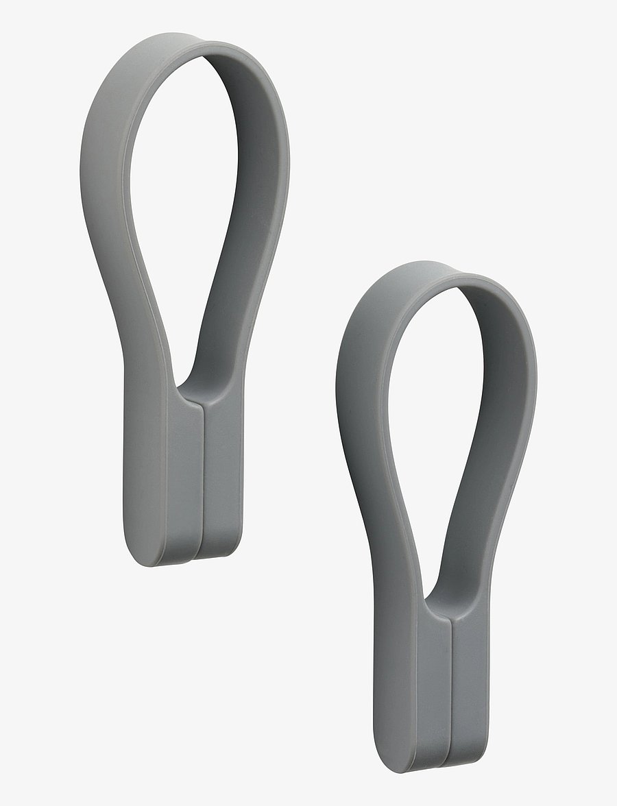 Zone Denmark - Towel strap Loop magnet 2 pcs - haken - grey - 1
