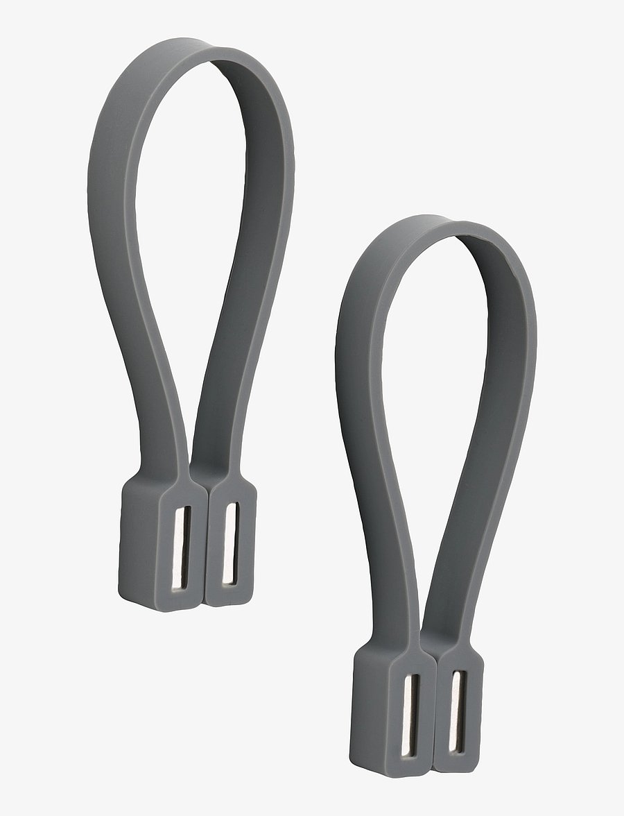 Zone Denmark - Towel strap Loop magnet 2 pcs - haken - grey - 4