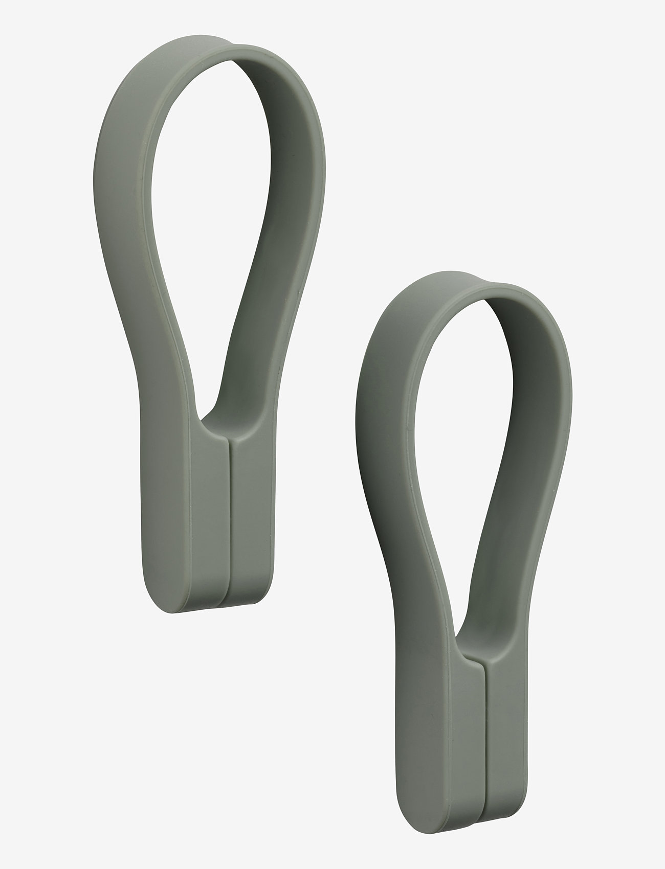 Zone Denmark - Towel strap Loop magnet 2 pcs - konksud - olive green - 0