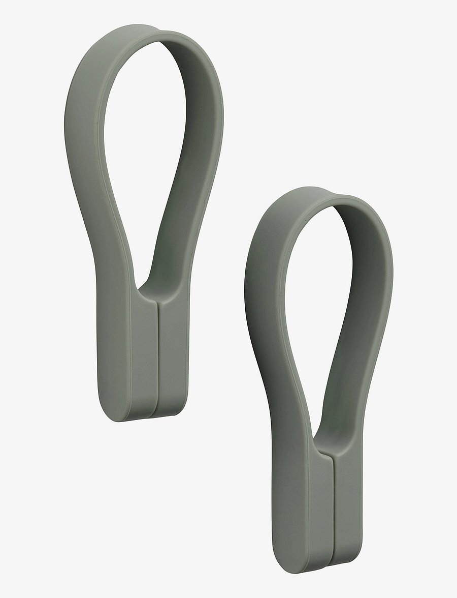 Zone Denmark - Towel strap Loop magnet 2 pcs - haken - olive green - 1