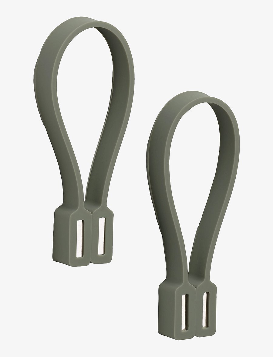 Zone Denmark - Towel strap Loop magnet 2 pcs - haken - olive green - 4