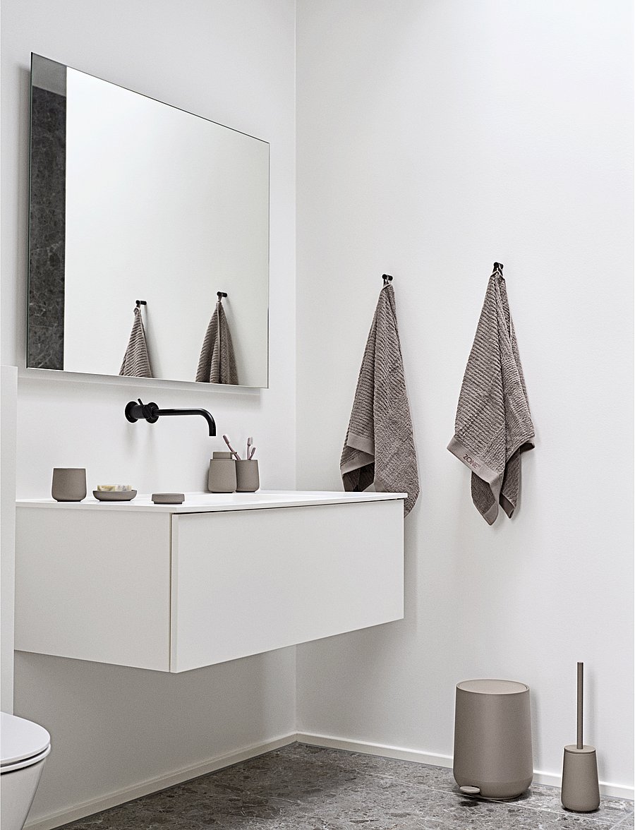 Zone Denmark - Pedal bin Nova - paberi prügikastid - taupe - 0