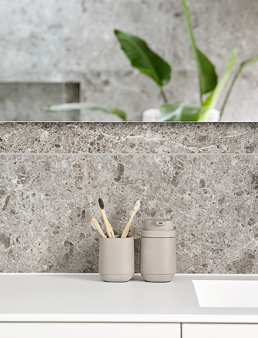 Zone Denmark - Toothbrush Mug Time - die niedrigsten preise - concrete - 1