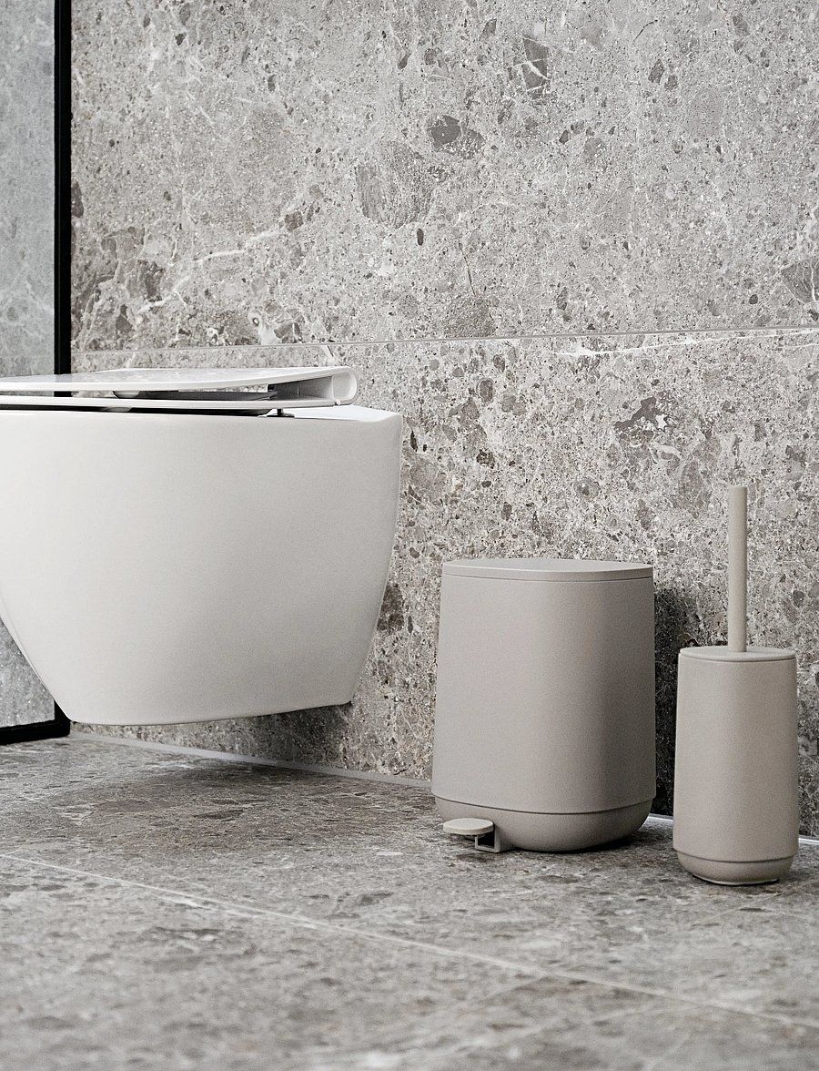 Zone Denmark - Pedal Bin Time - papierkörbe - concrete - 0