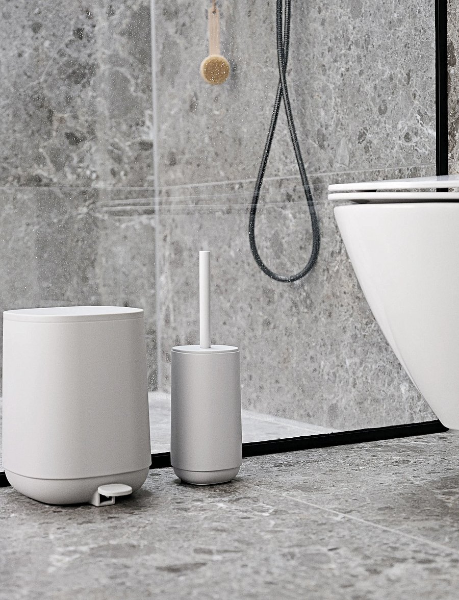 Zone Denmark - Pedal Bin Time - papierkörbe - soft grey - 0