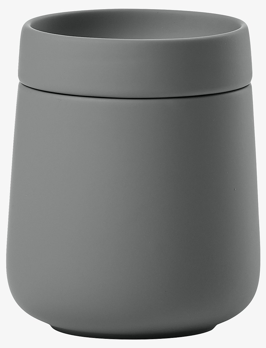 Zone Denmark - Jar with lid Nova One - minikarbid - grey - 1