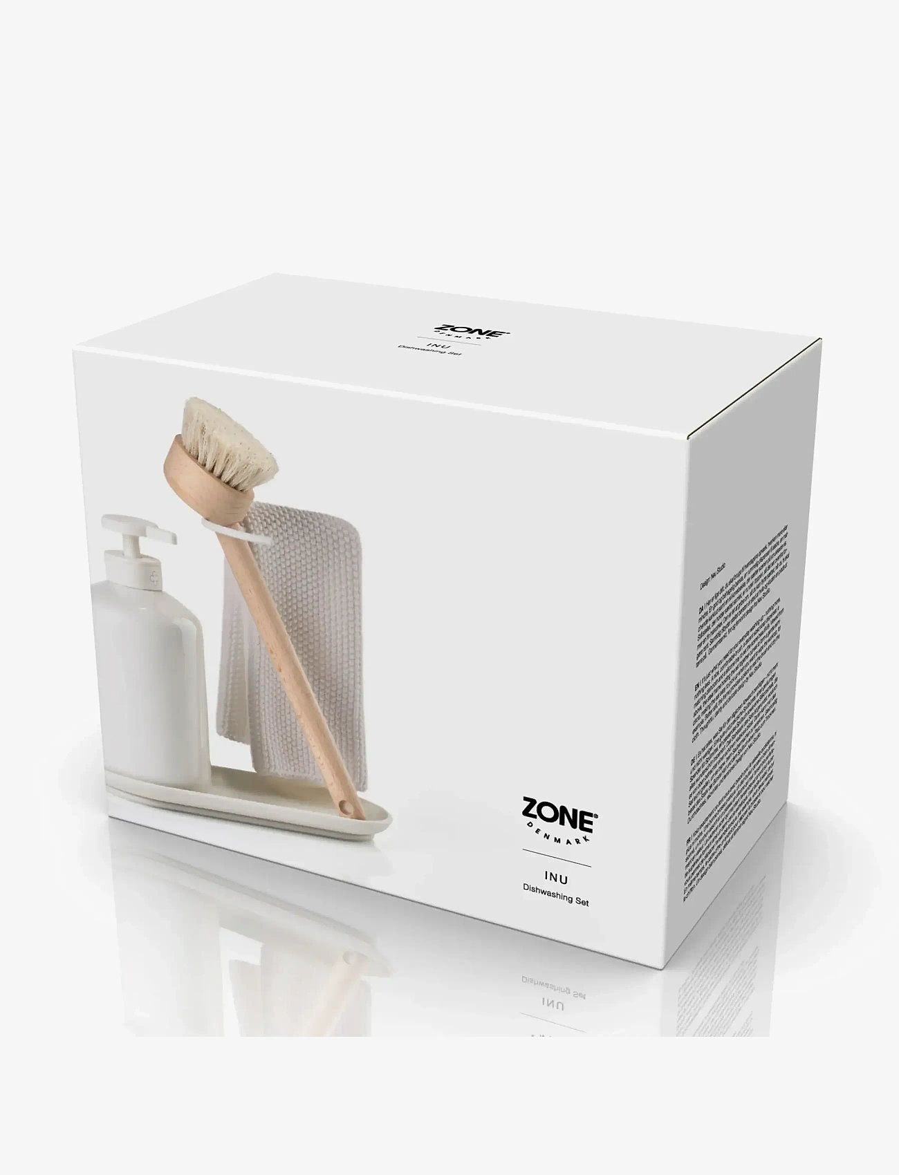 Zone Denmark - Opvaskesæt Inu - karklude & opvaskebørster - offwhite - 1
