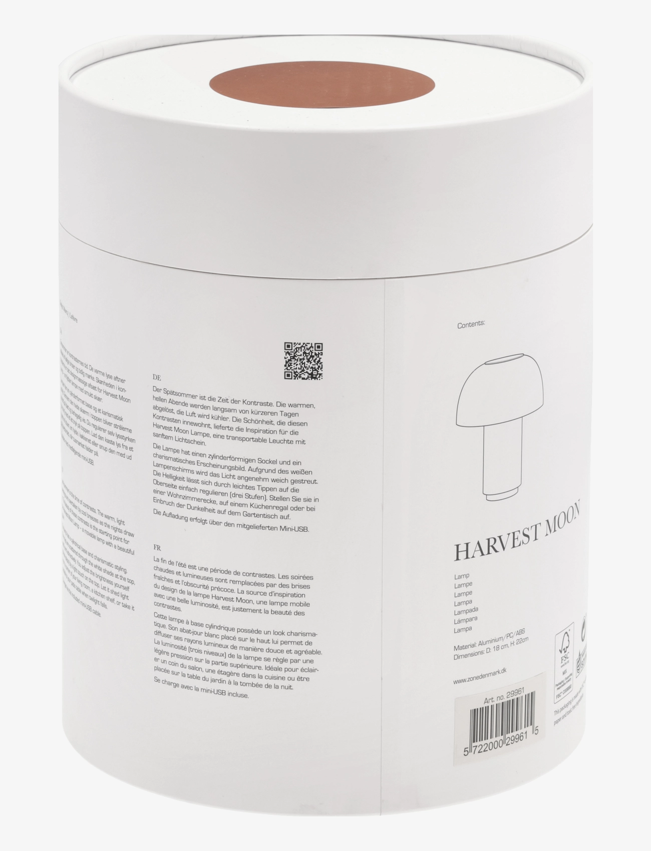 Zone Denmark - Lampa Harvest Moon - red - 2
