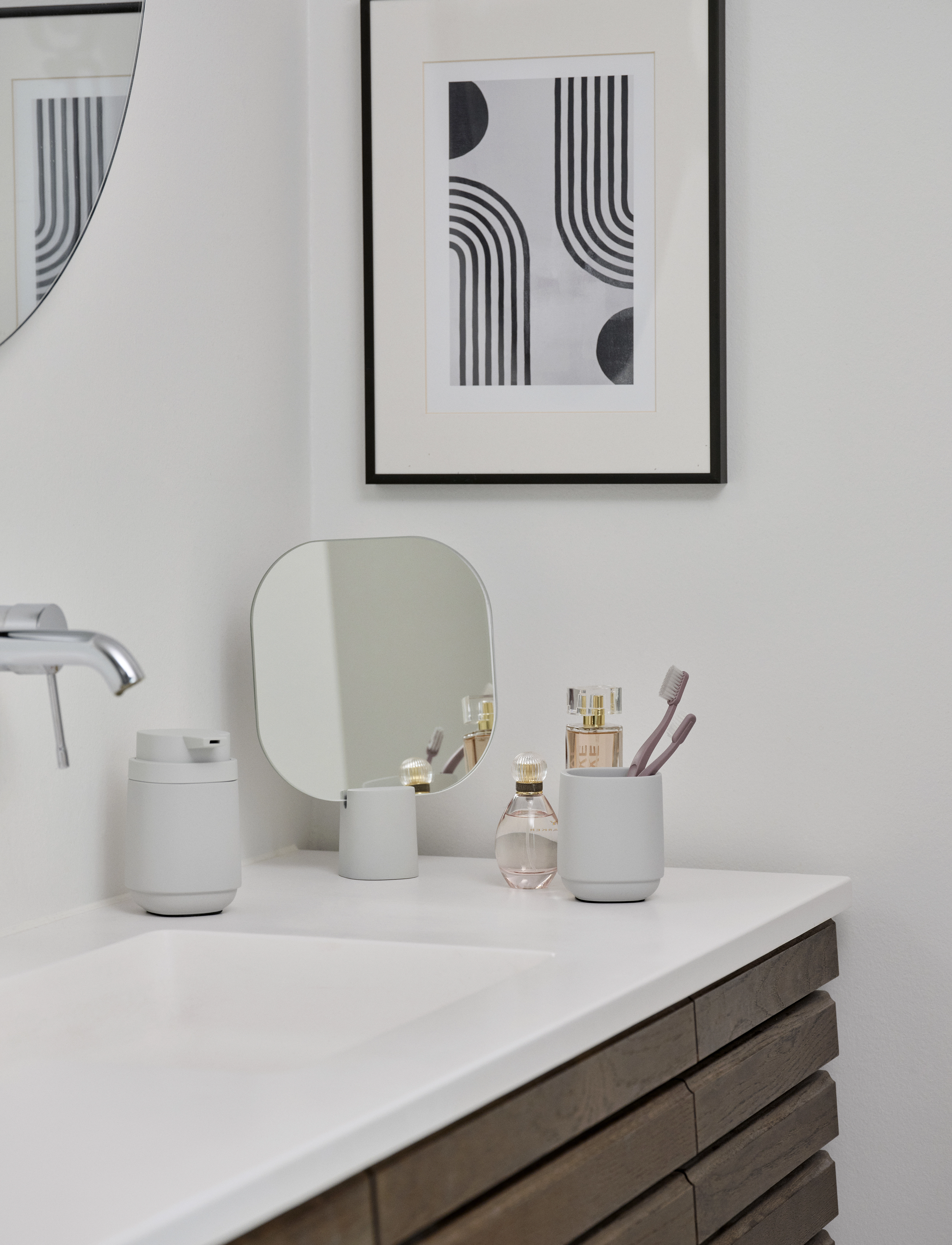 Zone Denmark - Bordsspegel Time - soft grey - 4