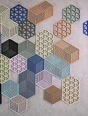 Zone Denmark - Trivet Hexagon - katlu paliktņi - fog blue - 1