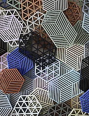 Zone Denmark - Trivet Hexagon - katlu paliktņi - fog blue - 2