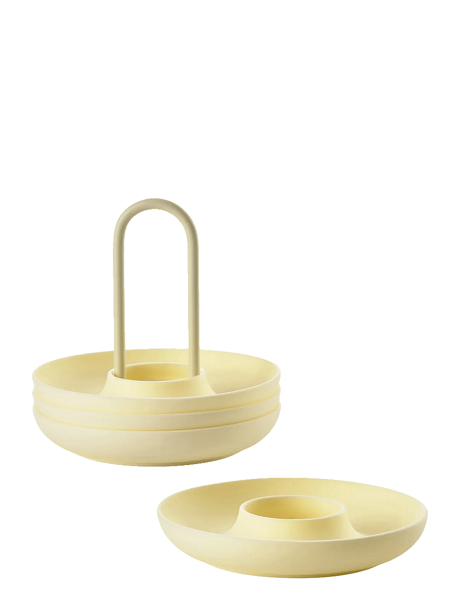 Zone Denmark - Egg cup w. holder Singles 4 pcs - munatopsid - limestone - 1